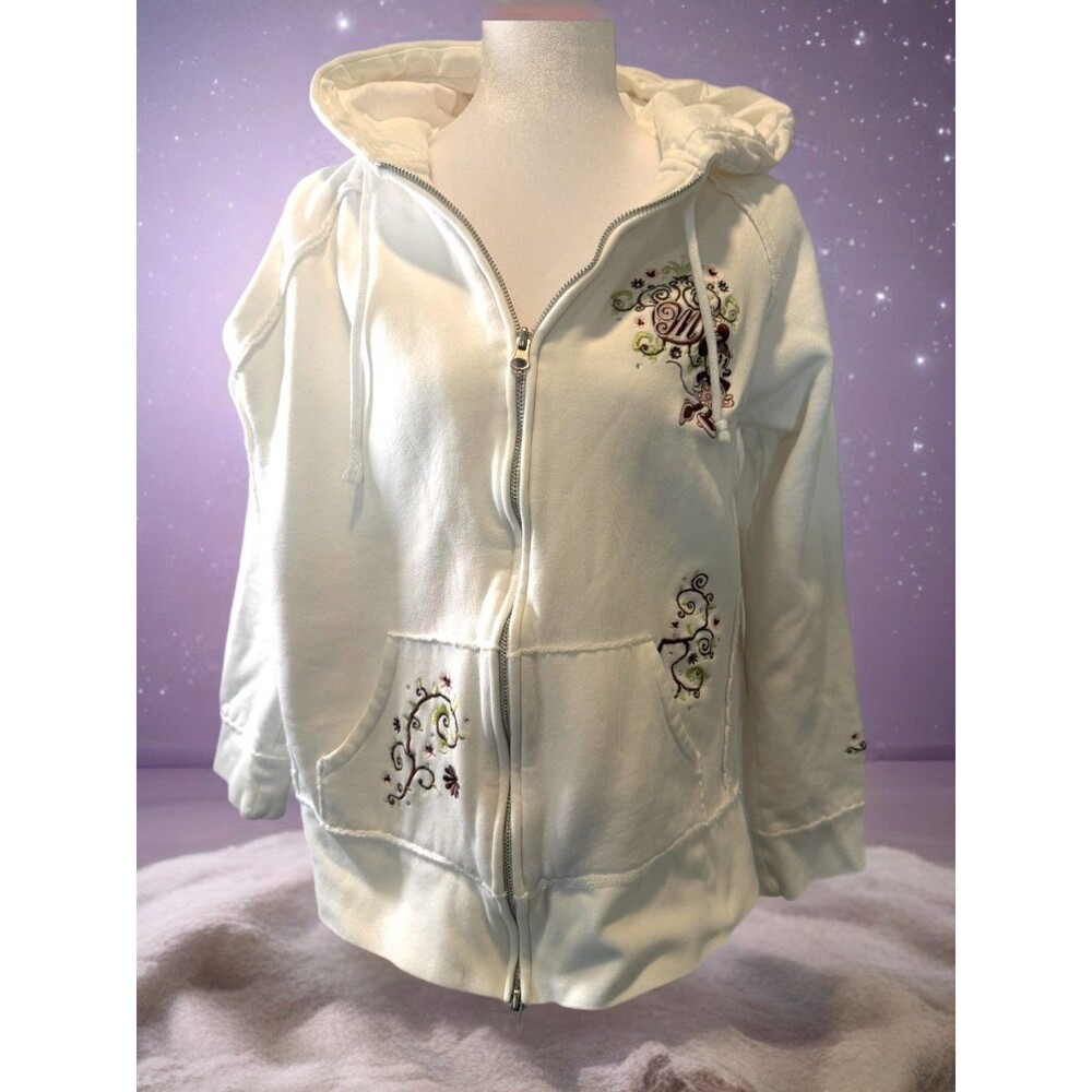Embellished Embroidered Minnie Mouse Disneyland Resorts Hoodie Women’s XL